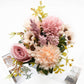 Frendorf | Künstlicher Blumenstrauß aus Rose + Chrysantheme