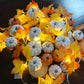 Künstliche Ahornblätter Mini-Kürbis Tannenzapfen Eicheln Erntedank Halloween Dekoration Fotografie Requisiten DIY Basteln