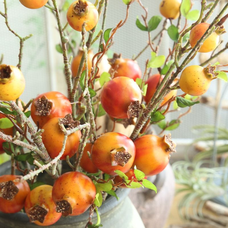 Frendorf | Künstlicher Granatapfel Fruchtzweig