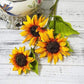 Frendorf | Künstliche Sonnenblumen Zweig