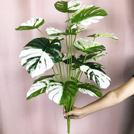 Frendorf | Künstliche weiße Monstera-Palme