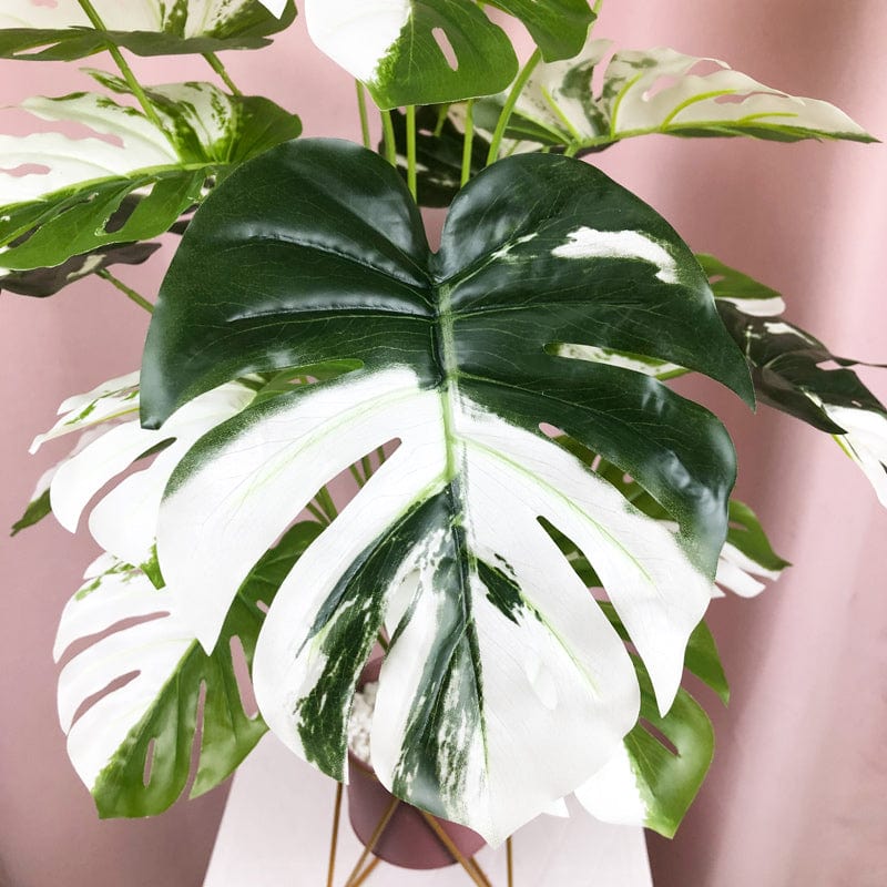 Frendorf | Künstliche weiße Monstera-Palme