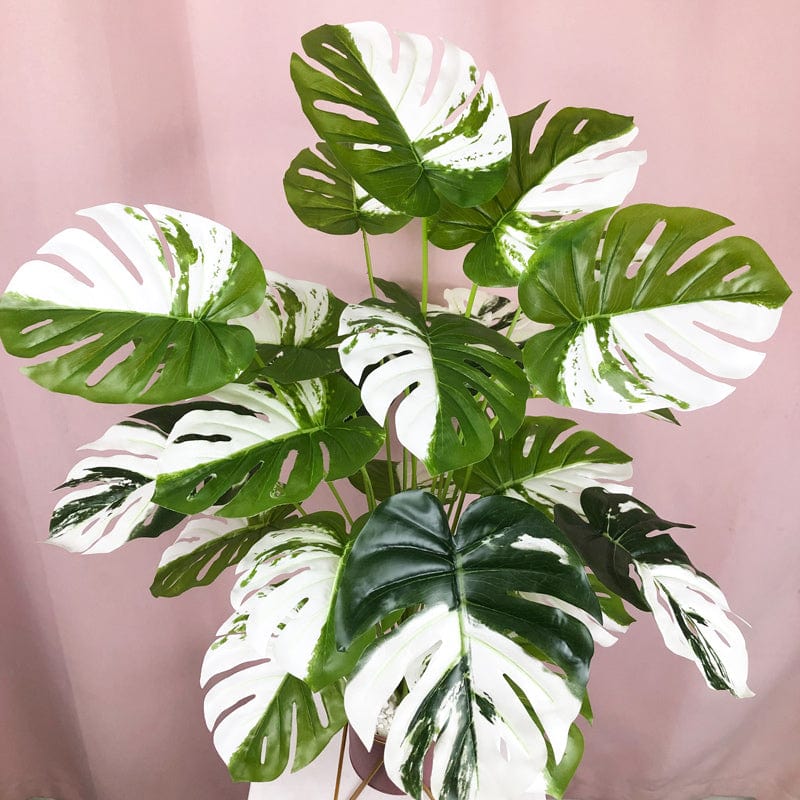 Frendorf | Künstliche weiße Monstera-Palme