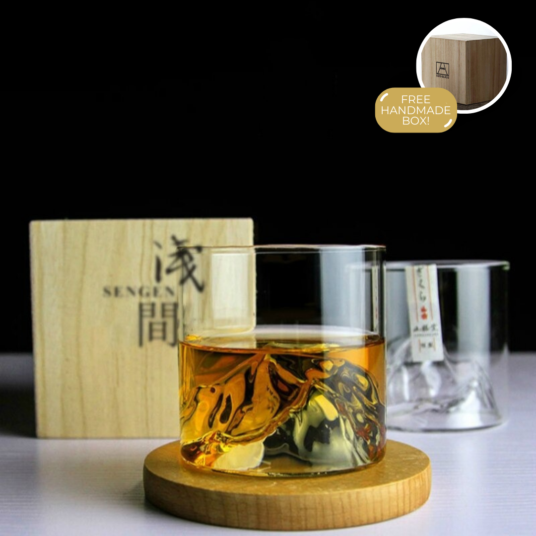 Frendorf | Asama Japanisches Whiskeyglas | Exklusives Design für Whiskey-Liebhaber | Perfekt für Whiskey, Bourbon & Cocktails