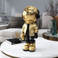 Astronaut Figur Spielzeug Statuen Astronaut Zimmerdekoration Figur Desktop Dekor Skulptur Nordic Innen Weihnachtsornamente