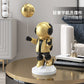Astronaut Figur Spielzeug Statuen Astronaut Zimmerdekoration Figur Desktop Dekor Skulptur Nordic Innen Weihnachtsornamente