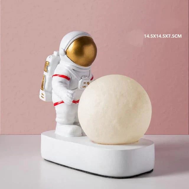 Frendorf | Astronaut Auf Dem Mond Nachtlicht