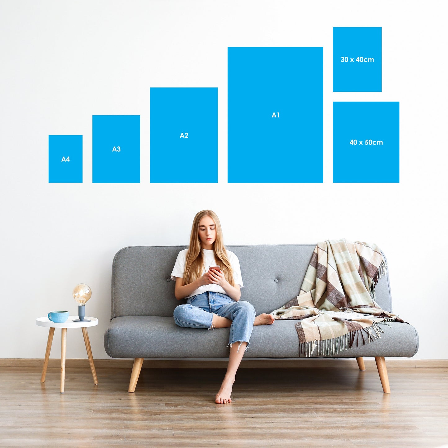 Cubes Geometrische Kunstdruck