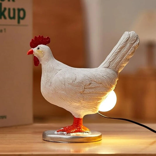 Frendorf Huhn Lampe - lustige Tischlampe in Form eines Huhns