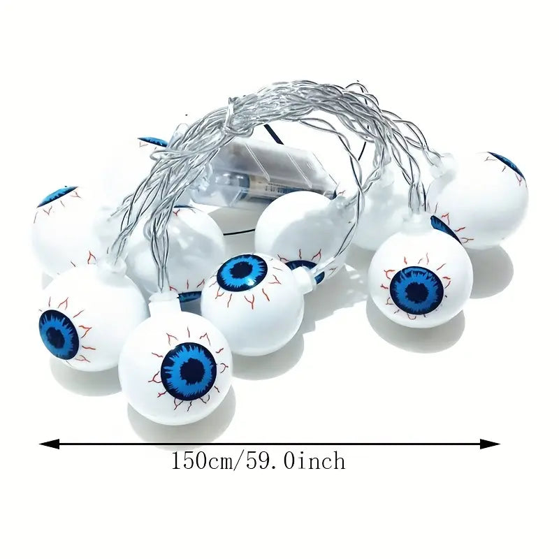 Frendorf | Augen Lichterkette | Halloween Dekoration
