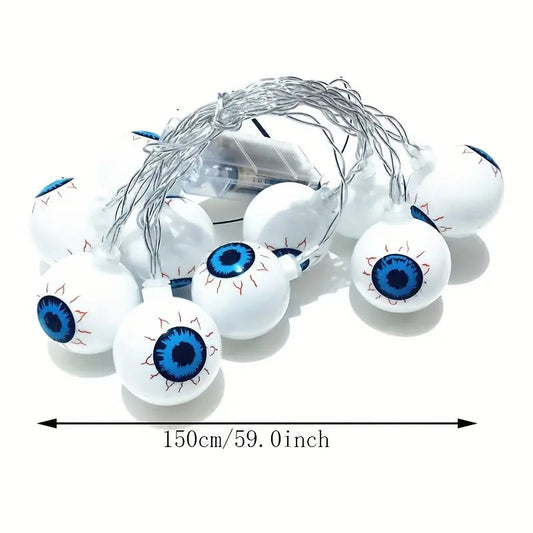 Frendorf | Augen Lichterkette | Halloween Dekoration
