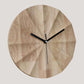 Frendorf | AuraClock | Wanduhr Modern 30 cm Holz Rund Bamboe
