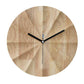 Frendorf | AuraClock | Wanduhr Modern 30 cm Holz Rund Bamboe