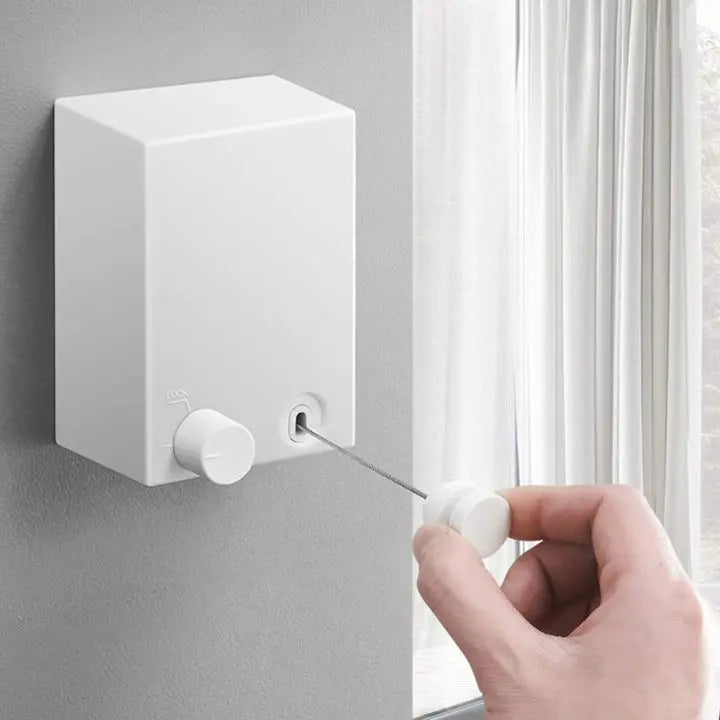 Frendorf | Ausziehbare Wäscheleine – Platzsparend, stabil & sicher