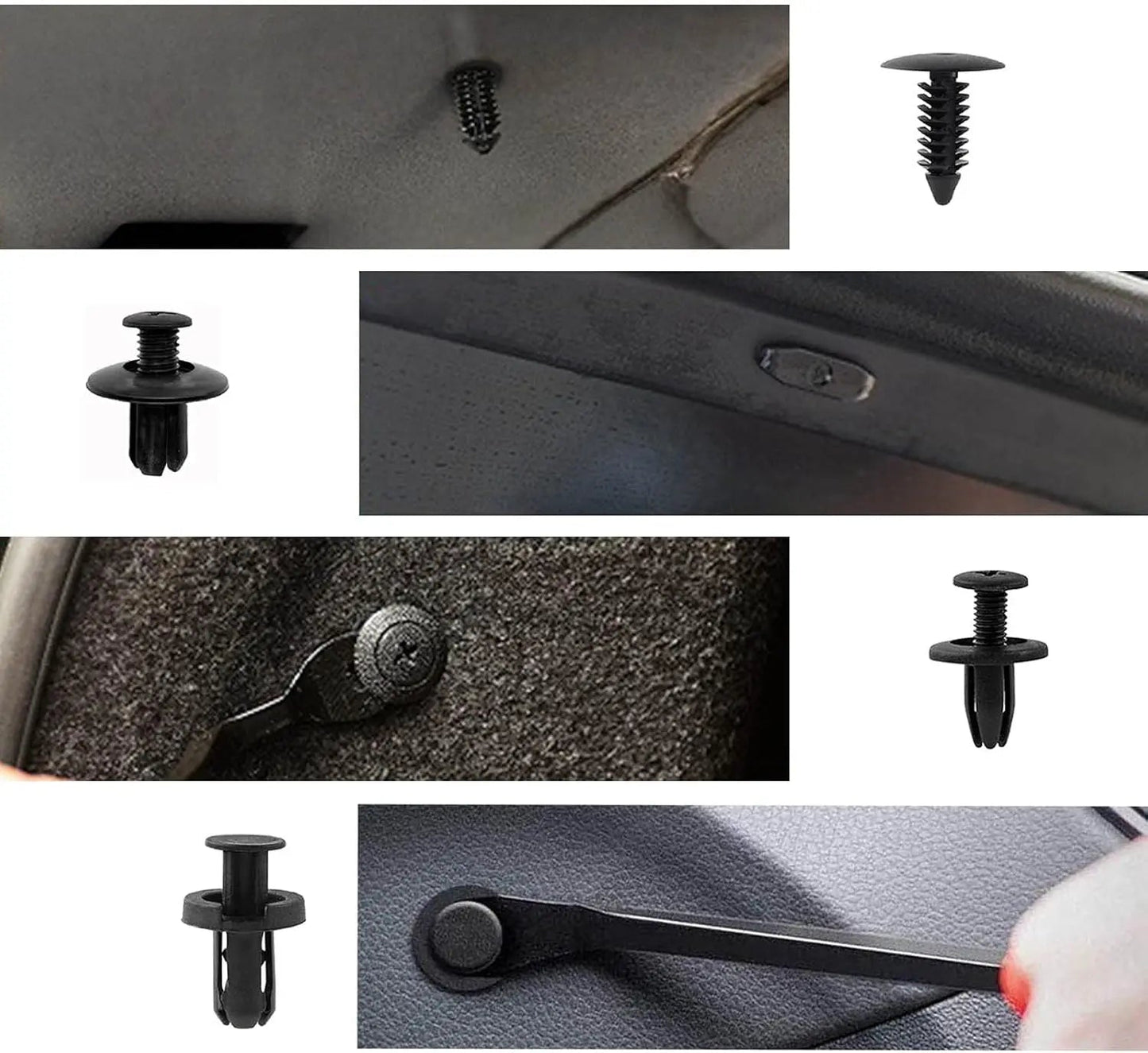 Frendorf | Auto-Befestigungsset mit Clips & Werkzeug für Reparaturen