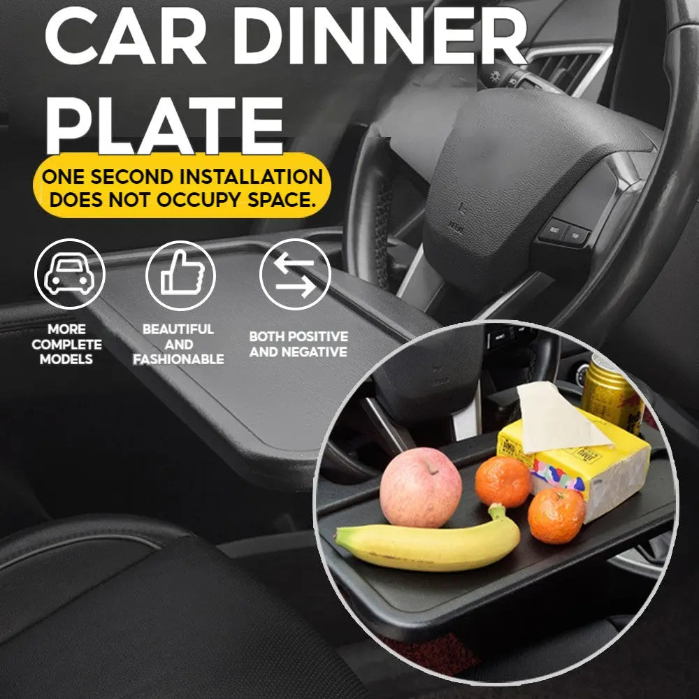 Frendorf | Auto-Esstisch & Laptophalter – Direkt am Lenkrad montierbar