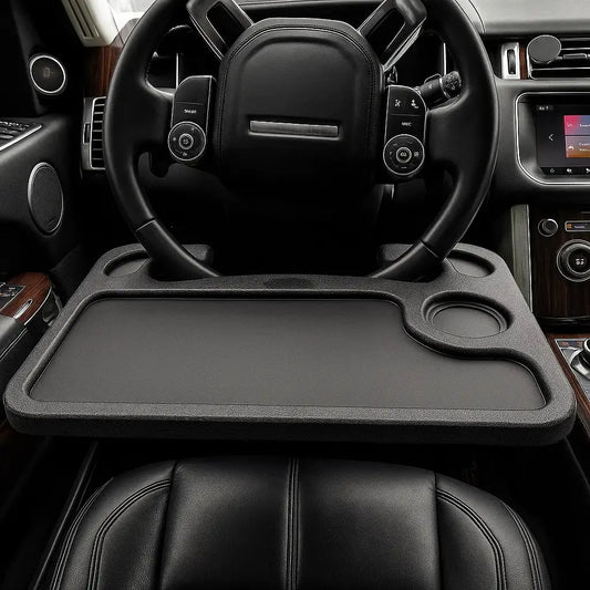 Frendorf | Auto-Esstisch & Laptophalter – Direkt am Lenkrad montierbar