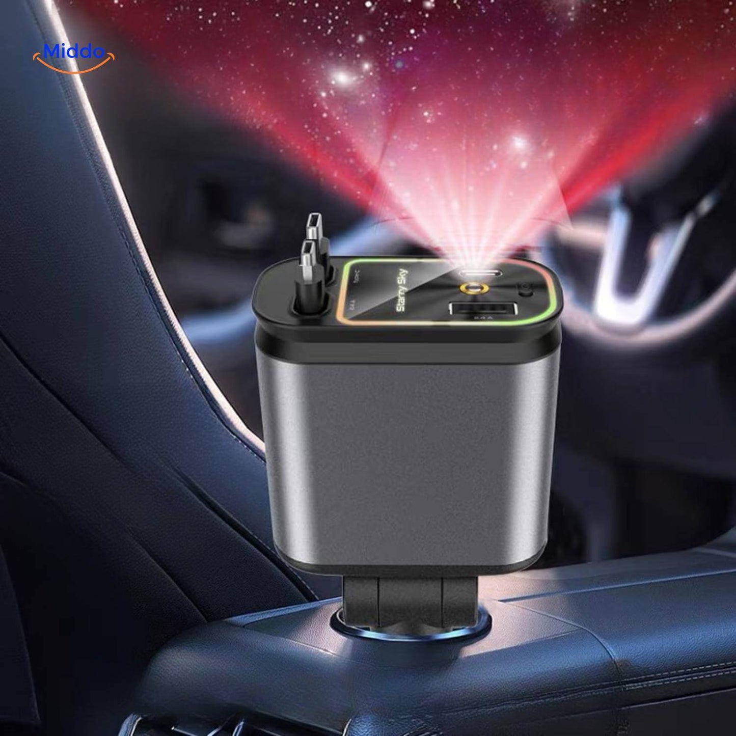 Frendorf | 120W | 4-in-1 Ladegerät, Super-Schnell, RGB Sternenhimmel!