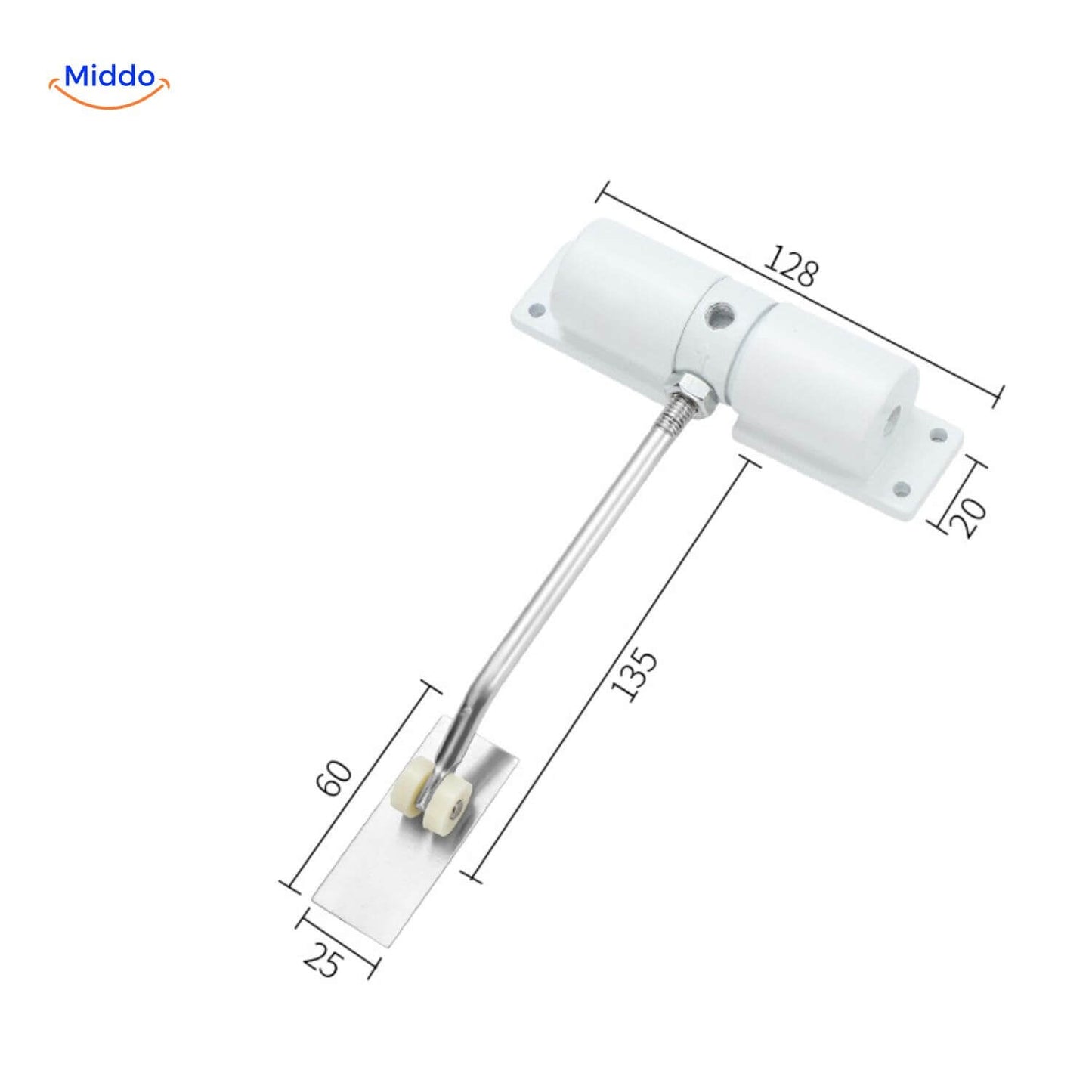 Frendorf | Türschließer | Hydraulischer Puffer, Einfach und Langlebig!