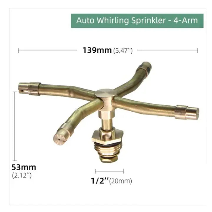 Frendorf | Automatischer 4-Arm-Rotationssprinkler