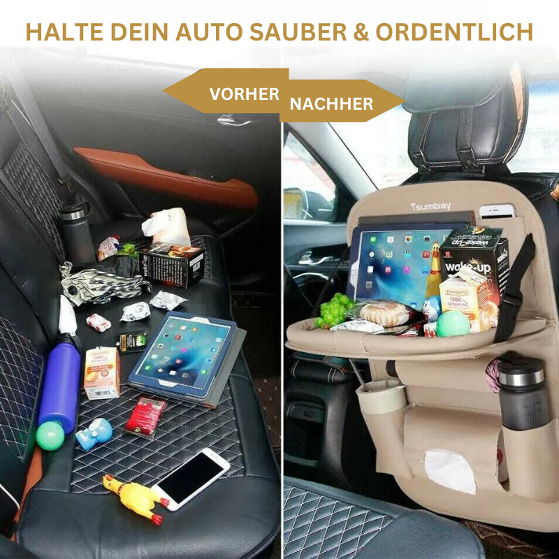 Frendorf | Sitzlehnen-Organizer mit klappbarem Tischtablett