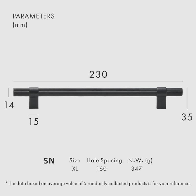Frendorf | Avery Messing Möbelgriff | Schrankgriff für Küchenschränke