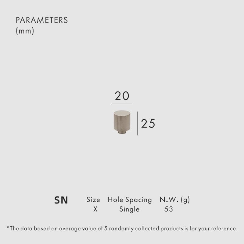 Frendorf | Avery Messing Möbelgriff | Schrankgriff für Küchenschränke