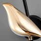 Frendorf | Aves Glow - Goldener Vogel Drehbare Wandleuchte - Dekorative Wandleuchte LED
