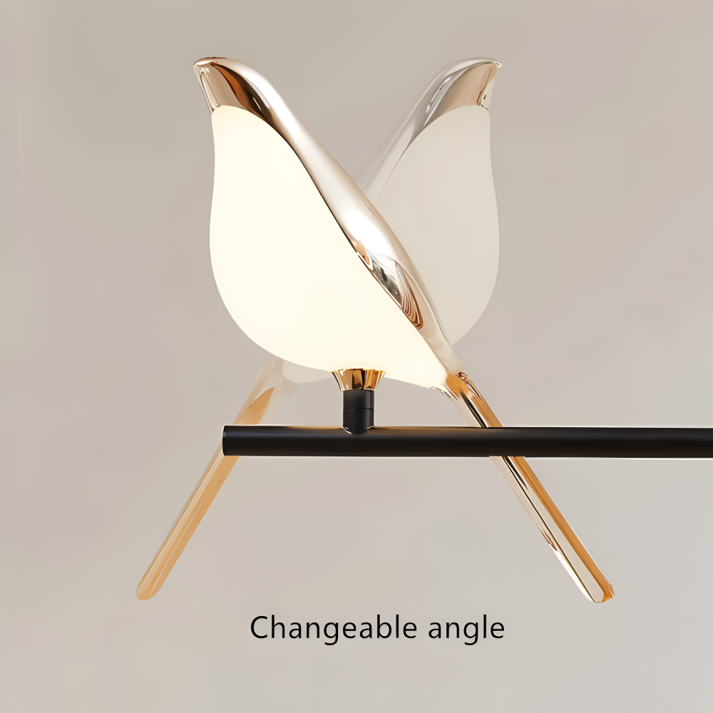 Frendorf | Aves Glow - Goldener Vogel Drehbare Wandleuchte - Dekorative Wandleuchte LED