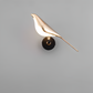 Frendorf | Aves Glow - Goldener Vogel Drehbare Wandleuchte - Dekorative Wandleuchte LED