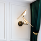 Frendorf | Aves Glow - Goldener Vogel Drehbare Wandleuchte - Dekorative Wandleuchte LED