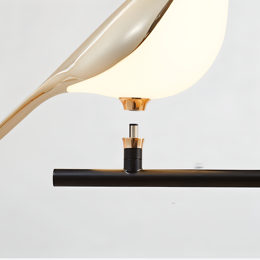 Frendorf | Aves Glow - Goldener Vogel Drehbare Wandleuchte - Dekorative Wandleuchte LED