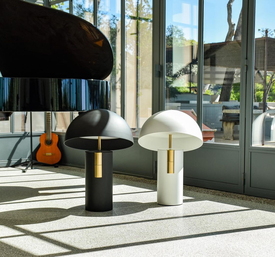 Tischlampe - RetroWave - Minimalistisches & Verstellbares Design - Schicke Moderne Eleganz