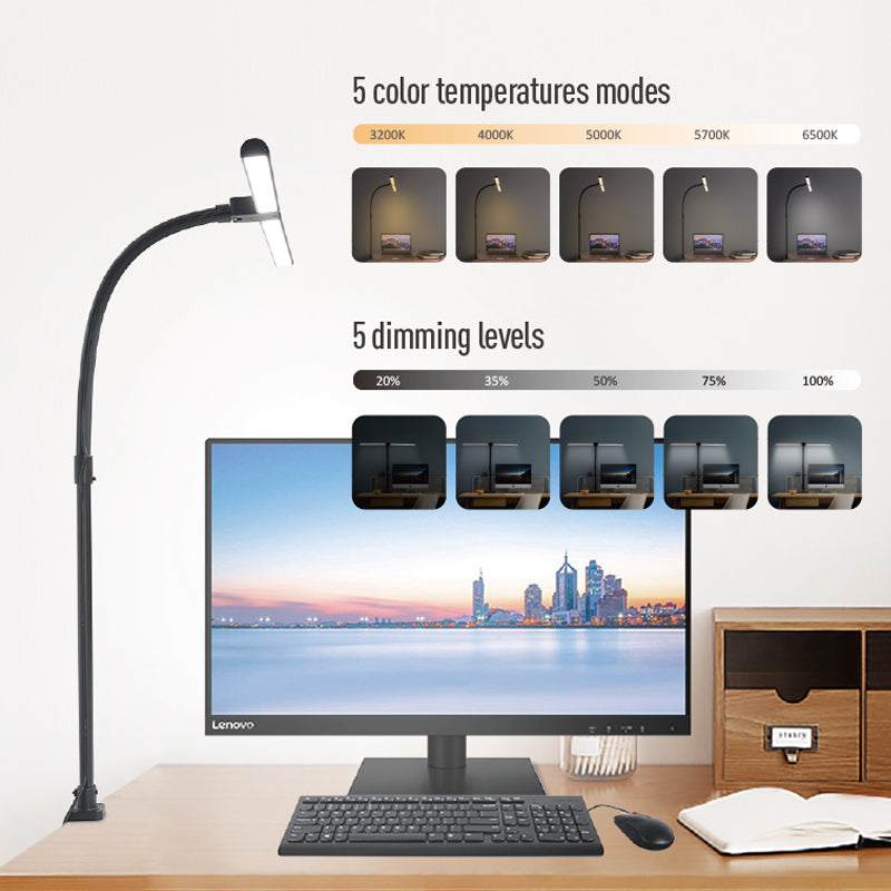 Frendorf | BrightoSphere Flex Verstellbare LED-Lichtleiste | Wiederaufladbar | Flexibel | Vielseitige Beleuchtung