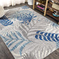 Tropics Palm Leaves Indoor/Outdoor Grau/Blau Teppich