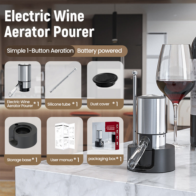 Elektrischer Weinbelüfter Ausgießer