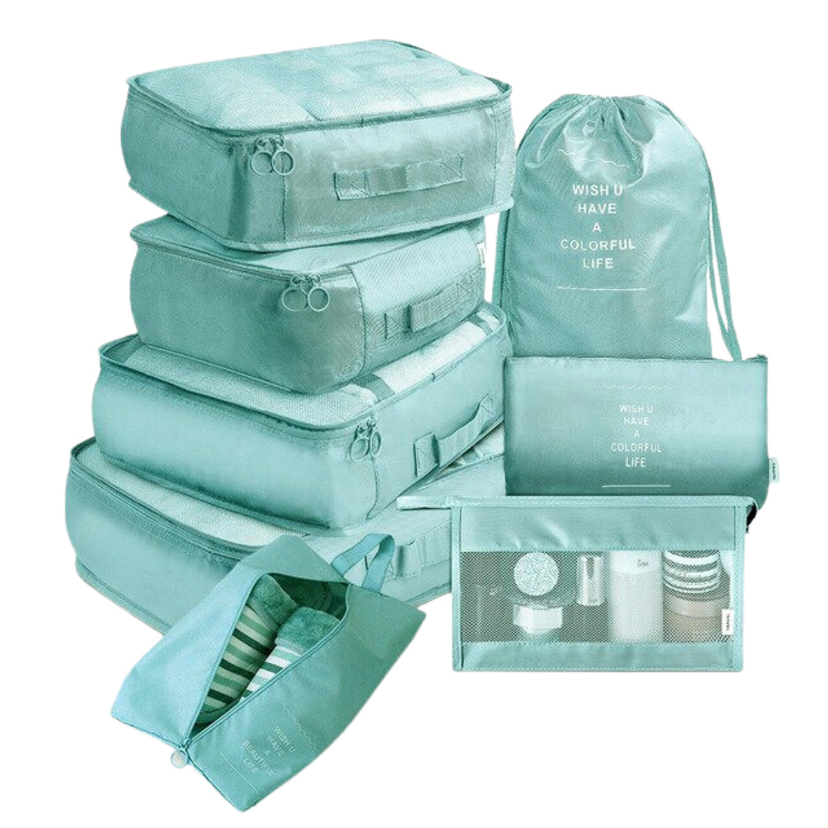 Frendorf | Backy -  8er-Set Reisetaschen-Organizer