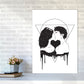 Cosmic Love B&W Kunstdruck