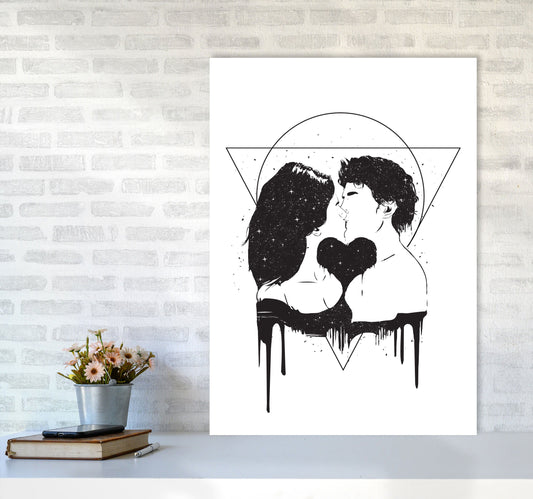 Cosmic Love B&W Kunstdruck