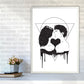 Cosmic Love B&W Kunstdruck