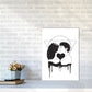 Cosmic Love B&W Kunstdruck