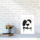 Cosmic Love B&W Kunstdruck