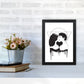 Cosmic Love B&W Kunstdruck