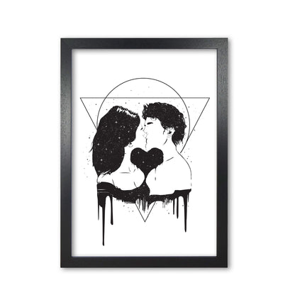 Cosmic Love B&W Kunstdruck