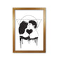 Cosmic Love B&W Kunstdruck