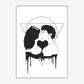 Cosmic Love B&W Kunstdruck