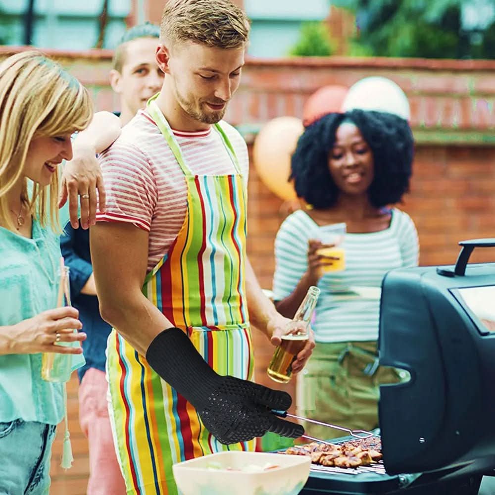 Frendorf | Extrem hitzebeständige Schutzhandschuhe für Grill und Küche
