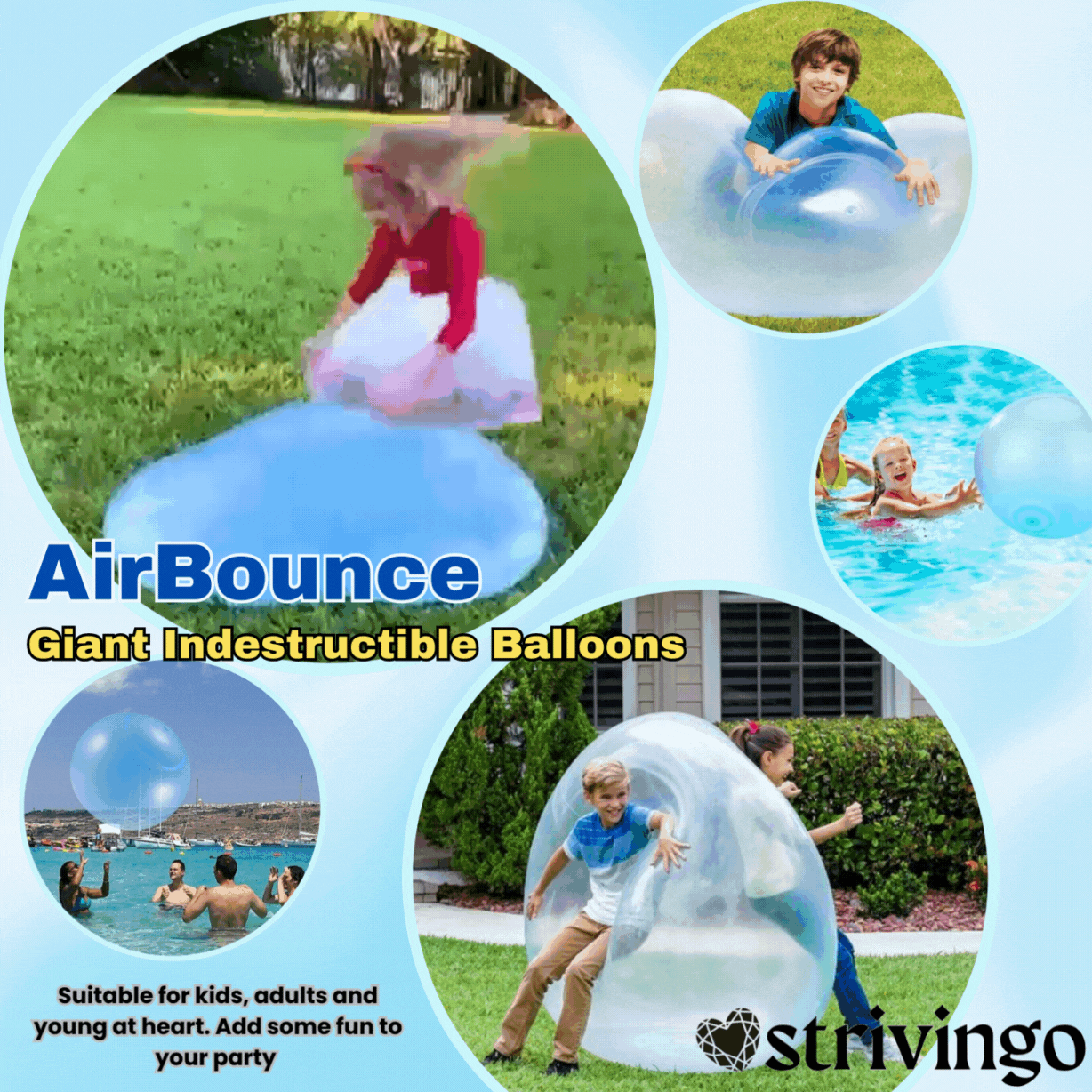 Frendorf | AirBounce Riesen unzerstörbare Ballons