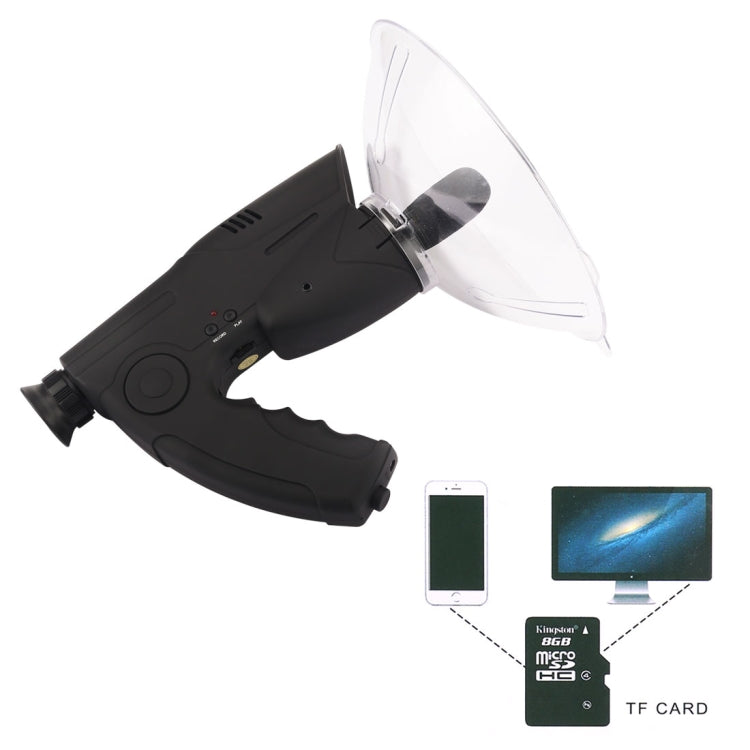 Frendorf | Solaraway TN-02 8X Prism Optisches System Orbitor Natural Observer mit digitaler Aufnahme, Unterstützung für TF-Karte & Kopfhöreranschluss