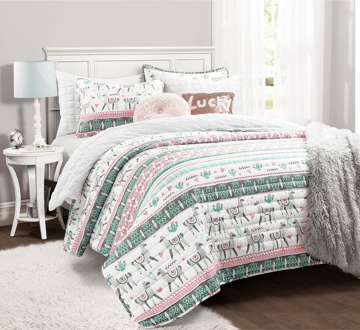 Button Soft Sherpa runde Wurfkissen